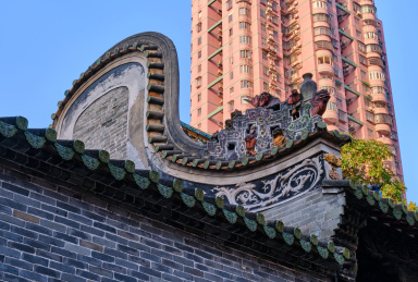 中国广州锦纶会馆中式岭南建筑