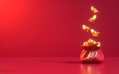 3D中国风产品展示台创意图