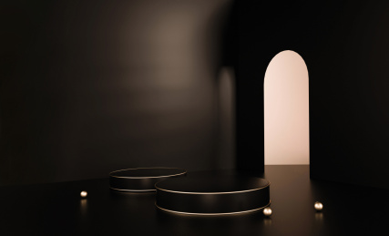 3D简约空间展示场景