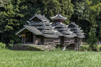 中国贵州从江金勾风雨桥