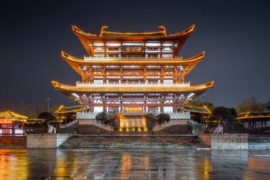 湖南长沙杜甫江阁旅游景点