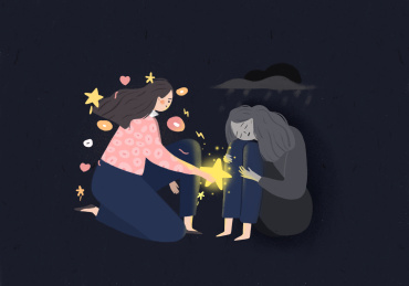 安慰不开心的自己，cheer up~