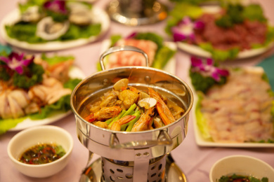 美味海鲜小火锅