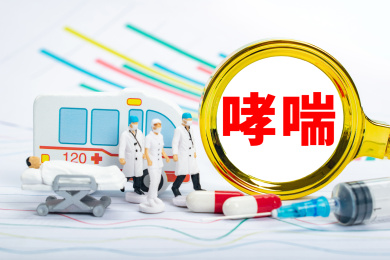 医疗健康创意编辑配图：哮喘
