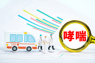 医疗健康创意编辑配图：哮喘