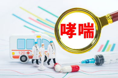 医疗健康创意编辑配图：哮喘