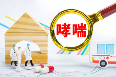 医疗健康创意编辑配图：哮喘