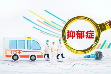 医疗健康创意编辑配图：抑郁症