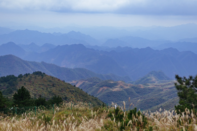 中国浙江杭州临安大明山牵牛岗自然风景