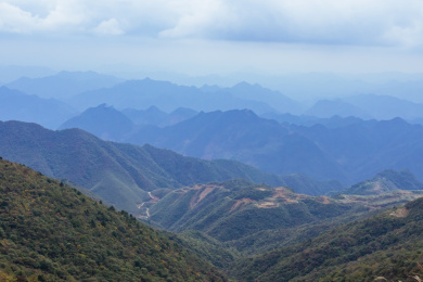 中国浙江杭州临安大明山牵牛岗自然风景