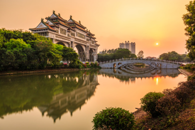 广东顺德大良镇顺峰山公园