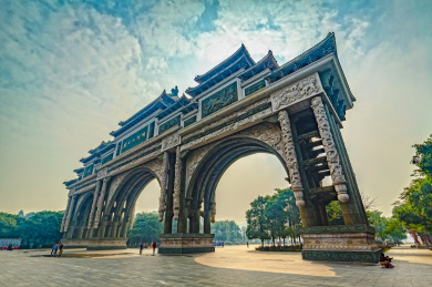 广东顺德大良镇顺峰山公园