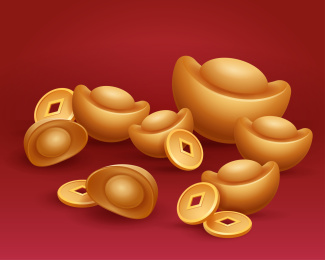 金元宝与金币