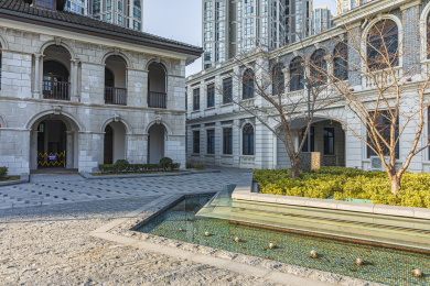 浙江省宁波市老外滩城市风光