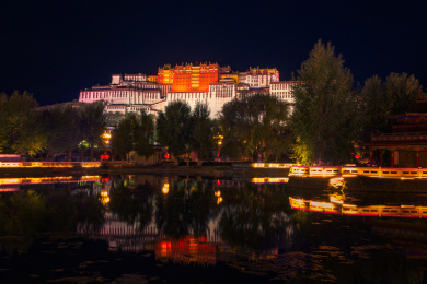 中国西藏自治区拉萨市布达拉宫