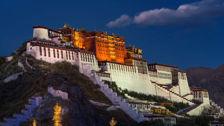中国西藏自治区拉萨市布达拉宫