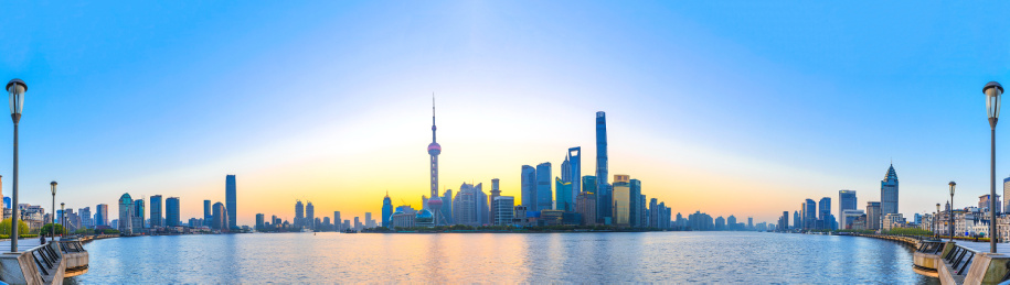 中国上海外滩日出