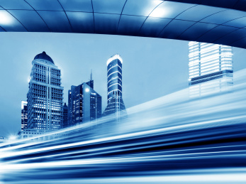 上海城市景观 浦东陆家嘴的现代建筑