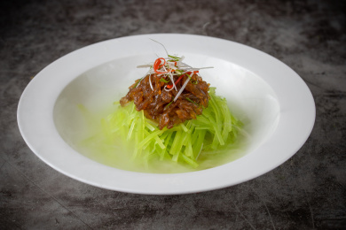 中餐厅菜谱插图凉拌海蜇