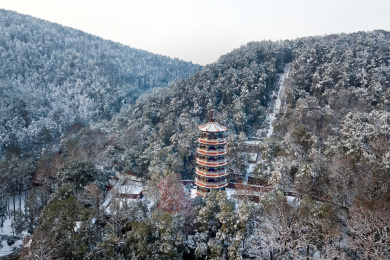 中国湖南常德夹山寺舍利塔