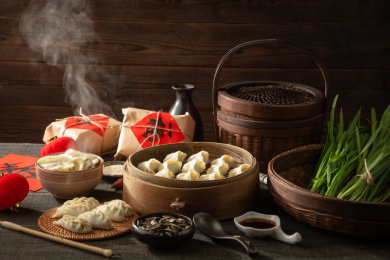 过年饺子春节冬至