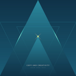 墨绿色系背景轻奢抽象风格图形创意设计海报