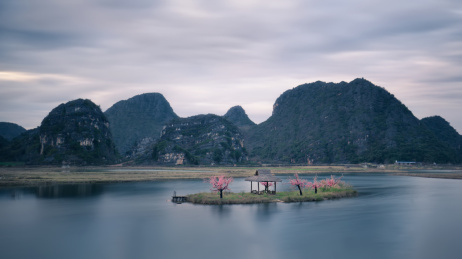中国云南普者黑景区 三生三世十里桃花拍摄地