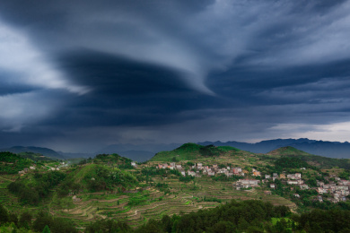 中国浙南茗岙梯田