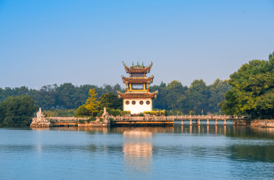 中国安徽省铜陵天井湖景区