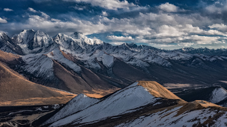 四川贡嘎雪山航拍