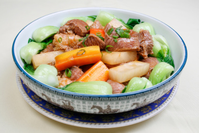 中餐美食=炖菜-萝卜炖牛腩