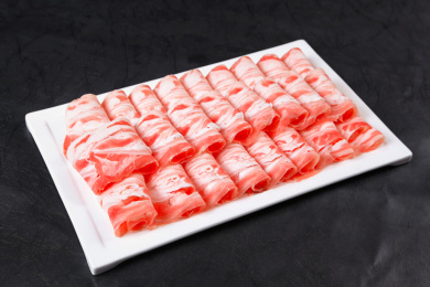 中餐美食-火锅-羊肉片