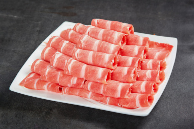中餐美食-火锅-羊肉片