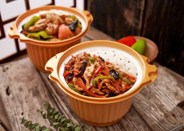 自热鱼香肉丝米饭