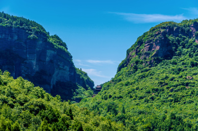 中国四川广元剑门关风景区剑阁关楼