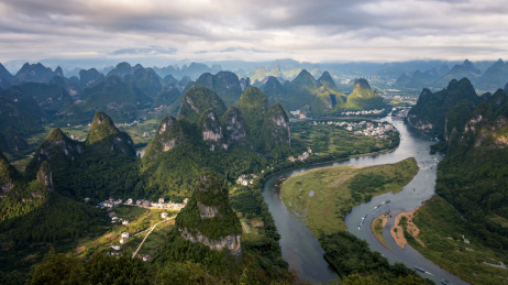 中国广西桂林山水甲天下