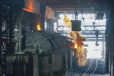 2014年中国安阳钢铁厂炼钢车间