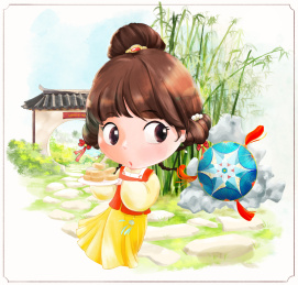 汉服明袄小妹