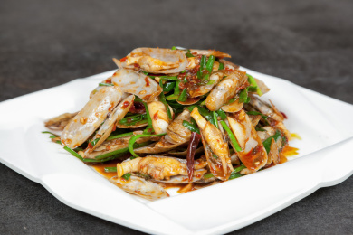中餐美食-热菜-炒海蛏