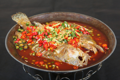 中餐美食-徽菜-黄山臭鳜鱼