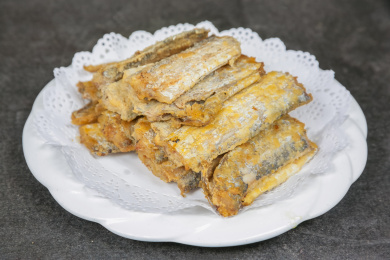 中餐美食-热菜-干炸带鱼
