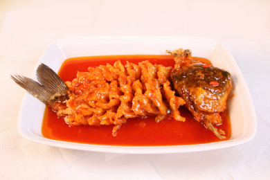 中餐美食-热菜-松鼠鱼