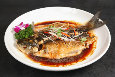 中餐美食-热菜-西湖醋鱼