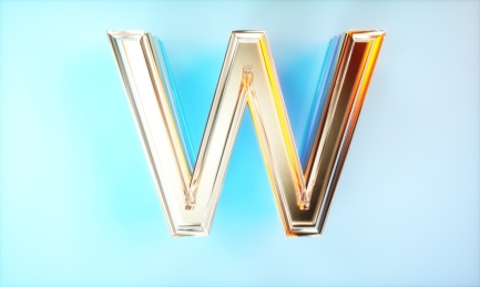 3D渲染字母w