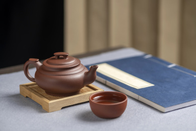紫砂壶紫砂茶具特写