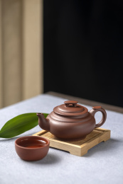 紫砂壶紫砂茶具特写