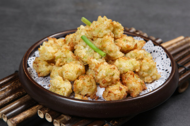 中餐美食-热菜-干炸丸子