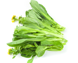 白底上放着一堆四川白菜苔