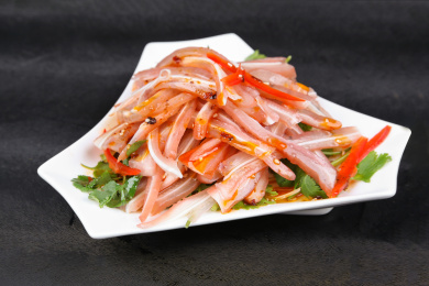 中餐美食-凉菜-葱油耳丝