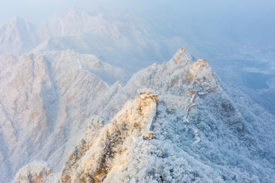 雪后长城美如画